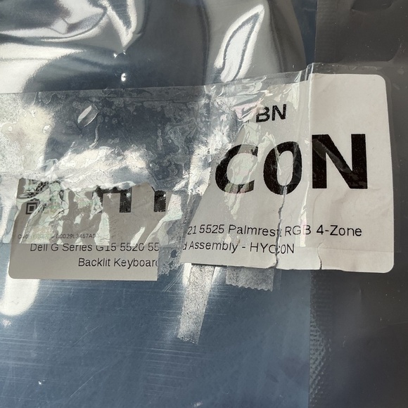 New OEM Dell Inspiron 15 G15 5510 5511 5515 Palmrest US Backlit Keyboard 9YDP0 - Picture 2 of 2